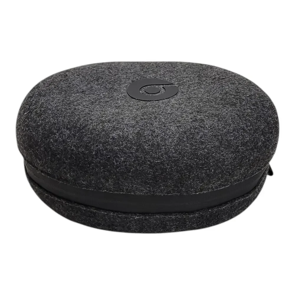 Beats by Dre Solo Pro Gray Fabric Wireless Headphone Zipper Carrying Case OEM